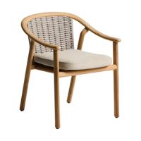 Kave Home Elunda tuinstoel Teakhout