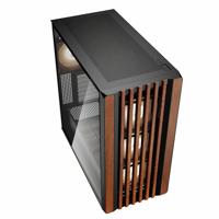 Sharkoon REBEL C70G RGB Full Tower Zwart, Hout - thumbnail
