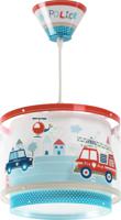 Dalber Kinderkamer hanglamp Police rood met blauw 60612