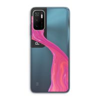 Paarse stroom: Xiaomi Poco M3 Pro 5G Transparant Hoesje