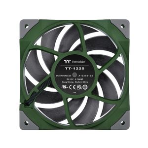 Thermaltake Toughfan 12 Racing Green High Static Pressure Radiator Fan Universeel Ventilator 12 cm Groen 1 stuk(s)