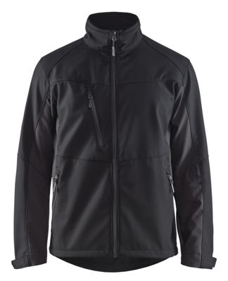 Blåkläder Softshell Jack 49502516 | Zwart/Donkergrijs | Maat 4XL - 7330509556122