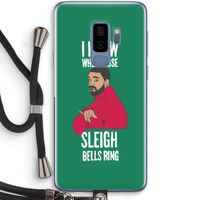 Sleigh Bells Ring: Samsung Galaxy S9 Plus Transparant Hoesje met koord Sleigh Bells Ring: Samsung Galaxy S9 Plus Transparant Hoesje met koord