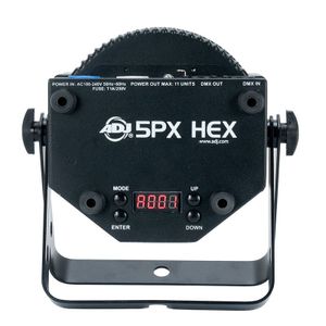 Adj HEX355 stroboscoop- & discolamp Geschikt voor gebruik binnen Disco-spotlight