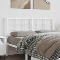 Hoofdbord 135 cm metaal wit