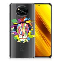Xiaomi Poco X3 | Poco X3 Pro Telefoonhoesje met Naam Lion Color - thumbnail