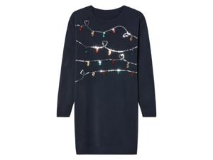 pepperts! Feestelijk gebreid meisjesjurkje (134/140, Marineblauw)
