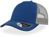 Atlantis AT527 Rapper Canvas Cap - Royal/Grey - One Size