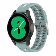 Dot Pattern bandje - Groenblauw - Samsung Galaxy watch 7 / Galaxy Watch FE - 40mm & 44mm Dot Pattern bandje - Groenblauw - Samsung Galaxy watch 7 / Galaxy Watch FE - 40mm & 44mm