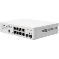 Mikrotik CSS610-8G-2S+IN netwerk-switch Gigabit Ethernet (10/100/1000) Wit Power over Ethernet (PoE) - thumbnail