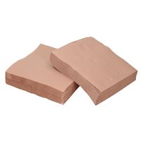 80x stuks luxe kwaliteit servetten bruin 38 x 38 cm