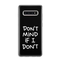 Don't Mind: Samsung Galaxy S10 4G Transparant Hoesje