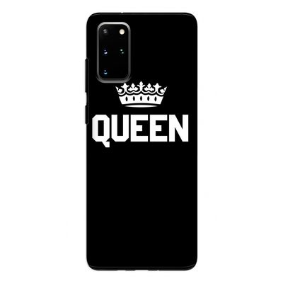 Queen zwart: Samsung Galaxy S20 Plus Tough Case