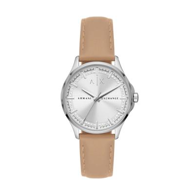 Horlogeband Armani AX5259 Leder Bruin 18mm