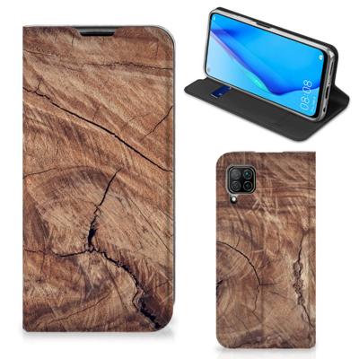 Huawei P40 Lite Book | Wallet Case | Tree Trunk