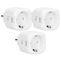 Smart wifi tussenstekker, 16A, 3680W, 3 pack Alecto Wit - thumbnail