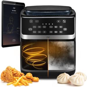 JAP Appliances Elysian - XXXL Airfryer & Stoomoven vrijstaand (7 liter) - 10 kookprogramma's - Opwarmfunctie