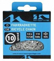 M-Wave ketting 10-speed, 1/2x11/128 116l grijs (hangverpakking)