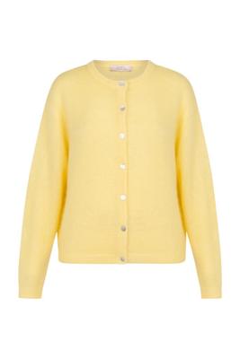 Bibi mohair cardigan - butter yellow - 13457 Bibi mohair cardigan - butter yellow - 13457