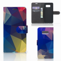 Samsung Galaxy S8 Plus Book Case Polygon Dark