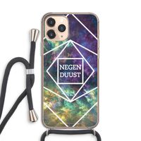 Negenduust ruimte: iPhone 11 Pro Transparant Hoesje met koord Negenduust ruimte: iPhone 11 Pro Transparant Hoesje met koord