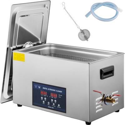 VEVOR Ultrasoon Reiniger 30L Digitale Ultrasone Reiniger met Verwarming 28/40KHz Verwarming Waterafvoer Cavitatie
