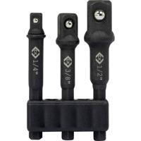 C.K T4571 Dopsleuteladapterset 1/2, 3/8, 1/4