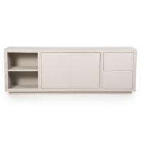 Eleonora Dressoir 'Helsinki' Eiken, 200cm, kleur Taupe Eleonora Dressoir 'Helsinki' Eiken, 200cm, kleur Taupe