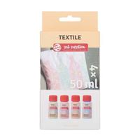 Talens Art Creation • textiel set 4x 50 ml pastels