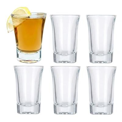 Shotglazen/borrelglaasjes - set van 18x st - 40 ml - glas