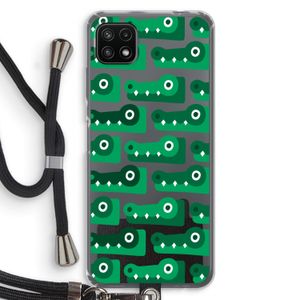 Crocs: Samsung Galaxy A22 5G Transparant Hoesje met koord