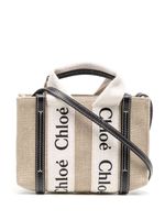 Chloé mini sac cabas Woody - Marron