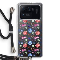 Bloemetjes: Xiaomi Mi 11 Ultra Transparant Hoesje met koord Bloemetjes: Xiaomi Mi 11 Ultra Transparant Hoesje met koord