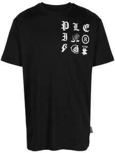 Philipp Plein t-shirt en coton à logo imprimé - Noir