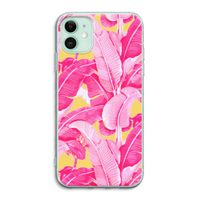 Pink Banana: iPhone 11 Transparant Hoesje