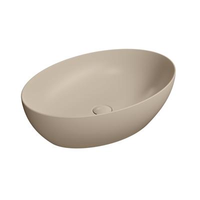 Keramische Opbouw Waskom Sapho Pura 50x35 Mat Beige