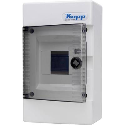 Kopp 350914040 Distributiebehuizing Aantal groepen: 8 Aantal rijen: 1 Inhoud: 1 stuk(s)
