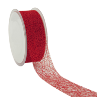 Lint | 38mm | 20m | Honeycomb | PET | rood