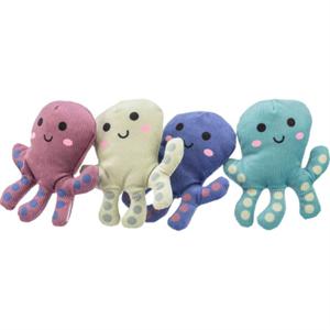 TRIXIE OCTOPUS PLUCHE MET CATNIP ASSORTI 10 CM