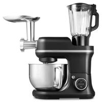 3-in-1 keukenmachine - MEDION - MD18430 - 1200 W - 5 L - 8 snelheden - hakfunctie - zwart