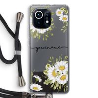 Daisies: Xiaomi Mi 11 Transparant Hoesje met koord