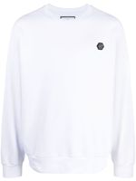 Philipp Plein hoodie à patch logo - Blanc - thumbnail