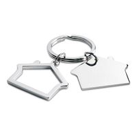 Metalen sleutelhanger Huis 3