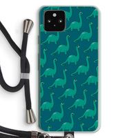 Diplodocus: Pixel 5a 5G Transparant Hoesje met koord