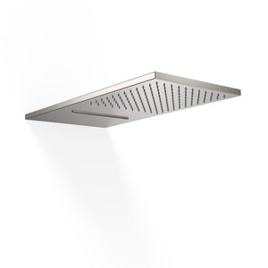 Hoofddouche Tres Wand met Waterval 28x55 cm Staal