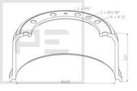 Pe Automotive Remtrommel 046.687-00A