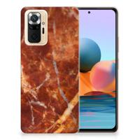 Xiaomi Redmi Note 10 Pro | TPU | Siliconen hoesje | Marmer Bruin