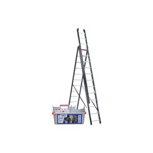 Altrex All Round 3 x 12 Reformladder Gecoat + Altrex Laddercaddy