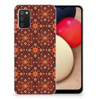 Samsung Galaxy A02s | TPU bumper | Batik Brown
