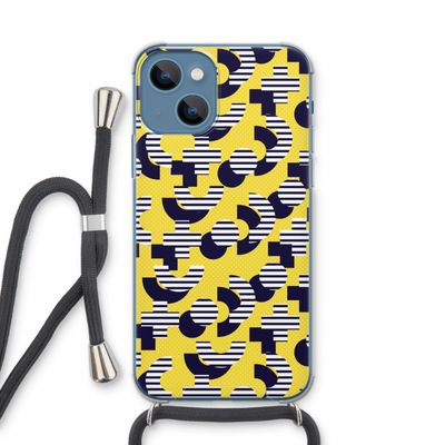 8-bit N°3: iPhone 13 mini Transparant Hoesje met koord